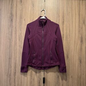Lululemon Define Jacket Burgundy/Purple Full Length Size 4